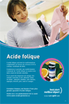 Acide Folique - Affiche bilingue (Français au recto, anglais au verso)
