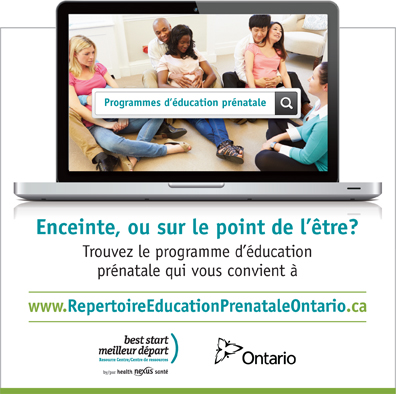 Bannière web du Répertoire des programmes d’éducation prénatale de l’Ontario