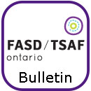 Logo du site TSAF Ontario au dessus du mot "Bulletin"